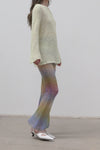 SWAYING/KNIT Flared Pants SW212XZ47 Purple Gradient PS26
